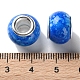 Brass Cores Acrylic European Beads(OACR-M024-06S-01)-3