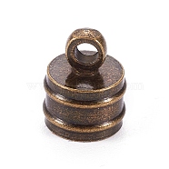 Brass Pendant Bails, For Globe Glass Bubble Cover Pendant Making, Antique Bronze, 9.8x7.5mm, Hole: 2mm, Inner Diameter: 6mm(KK-WH0033-03AB)