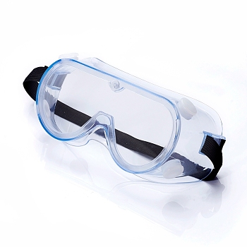 Safety Goggles, Work Lab Anti Fog Anti-splash Eyewear, All Closed Eye Glasses Protection Tool, Black, 152x70mm