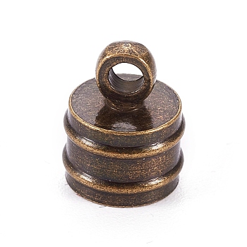 Brass Pendant Bails, For Globe Glass Bubble Cover Pendant Making, Antique Bronze, 9.8x7.5mm, Hole: 2mm, Inner Diameter: 6mm