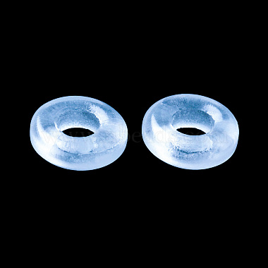Transparent Glass European Beads(GLAA-D009-01B)-4