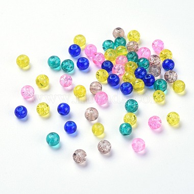 Baking Painted Crackle Glass Beads(DGLA-X0006-6mm-04)-2