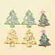 6Pcs 3 Styles Christmas Theme Double-sided Printed Acrylic Pendants(SACR-FS0001-19)-1