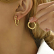 304 Stainless Steel Hoop Earrings(YY3113-2)-2