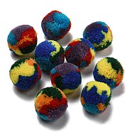 Cotton Pom Pom Balls, for Earrings and Headwear DIY Jewelry Accessories, Round, Colorful, 2.85~3cm(DIY-A045-01)