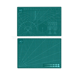 A3 Plastic Cutting Mat, Cutting Board, for Craft Art, Rectangle, Dark Cyan, 30x45cm(WG57357-03)