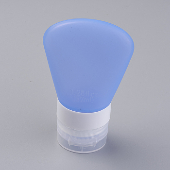 Creative Portable Silicone Points Bottling,  Shower Shampoo Cosmetic Emulsion Storage Bottle, Cornflower Blue, 92x58.5mm, Capacity: about 37ml