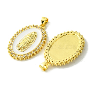 Real 18K Gold Plated Brass Micro Pave Cubic Zirconia Pendants(KK-H472-11G-02)-2