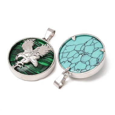 Synthetic Mixed Stone Pendants(GG-CBA040B-02P)-3