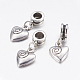 Valentine Day Gift Ideas for Men Alloy European Dangle Charms(PALLOY-JF00001-28)-1