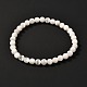 Natural Selenite Beads Stretch Bracelets(BJEW-JB06620-01)-1