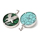 Synthetic Mixed Stone Pendants(GG-CBA040B-02P)-3