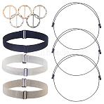 DIY Garment Accessories Kits, including Nylon Adjustable Band, Zinc Alloy Flat Round Buckles, Adjustable Nylon Elastic Waist Belts, Mixed Color, 1094x2.5mm(DIY-ME0003-20)