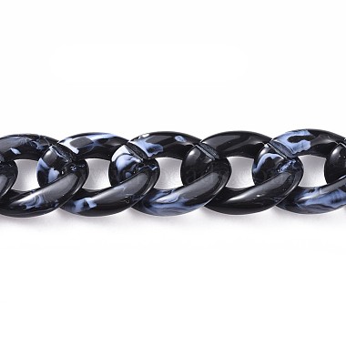 Acrylic Curb Chains(X-AJEW-JB00505-07)-3