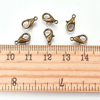 Zinc Alloy Lobster Claw Clasps(X-E103-M)-4