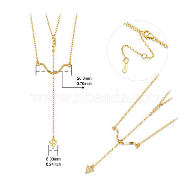 shegrace 925 colliers pendentifs en argent sterling plaqué or(JN750C)-2