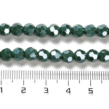 plaquer des brins de perles de verre opaques(EGLA-A035-P6mm-A06)-4