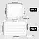 AHADEMAKER 2 Sets 2 Style Transparent PVC Anti-Collision Bumper Guard(DIY-GA0004-03)-2
