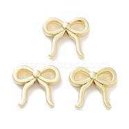 Rack Plating Alloy Pendants, Lead Free & Cadmium Free & Nickel Free, Bowknot Charms, Golden, 13.5x15.5x4.5mm, Hole: 1.8mm(PALLOY-F311-08G)