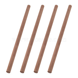 Round Walnut Wooden Sticks, Dowel Rods, for Children Toy, Building Model Material, Macrame Craft Supplies, BurlyWood, 40x1.8cm(WOOD-WH0034-27B)