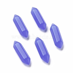 Glass Beads, No Hole, Bullet, Mauve, 22~23x6x6mm(GLAA-K058-04F)