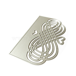 Invitation Card Carbon Steel Cutting Dies Stencils, for DIY Scrapbooking/Photo Album, Decorative Embossing DIY Paper Card, Matte Platinum Color, 151x94x0.8mm(X-DIY-M011-03)