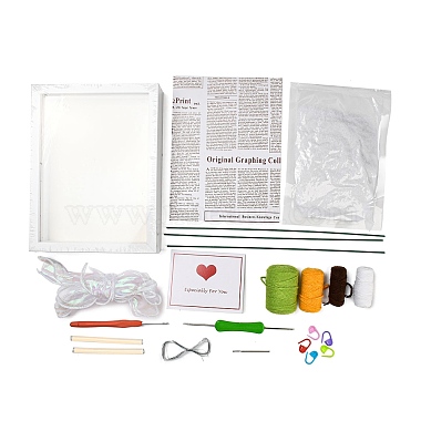 Sunflower Yarn Knitting Beginner Kit(DIY-F146-06)-2