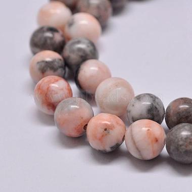 4mm Round Natural Agate Beads