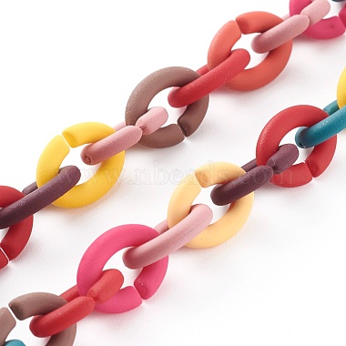 Colorful Acrylic Cable Chains Chain