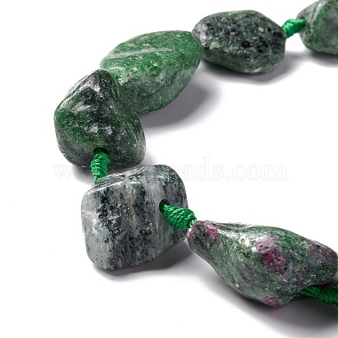 Natural Ruby in Zoisite Beads Strands(G-B024-15)-3
