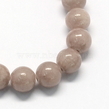 Chapelets de perles de pierres en jade jaune teinte(G-R271-8mm-YXS06)-2