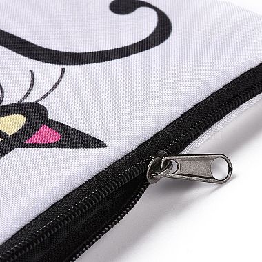 Cute Cat Polyester Zipper Wallets(ANIM-PW0002-28B)-4