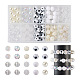 160Pcs 10 Style ABS Plastic Imitation Pearl Beads & Transparent & Opaque Acrylic Beads(FIND-SW0001-31)-1