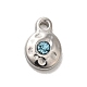 304 pendentifs en verre en acier inoxydable(STAS-B074-02P-04)-1