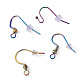 80Pcs Rainbow Color Ion Plating(IP) 304 Stainless Steel French Earring Hooks(DIY-KS0001-29)-2
