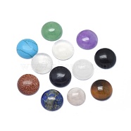 Natural & Synthetic Gemstone Cabochons, Half Round, 8x3~4.5mm(G-G788-B-M)