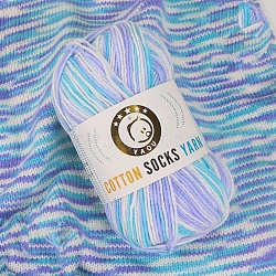 3-Ply Cotton Yarn, for Weaving, Knitting & Crochet, Medium Purple, 2mm(PW-WG81183-09)