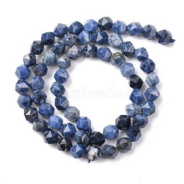 Chapelets perles en quartz dumorti&eacute;rite naturel(G-F523-17-6mm)-5