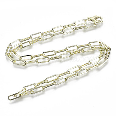 Brass Paperclip Chains(MAK-S072-14A-14KC)-3