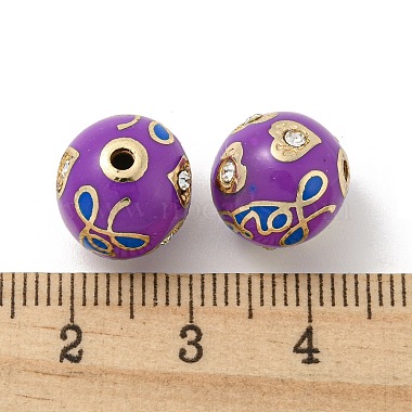 Golden Alloy Enamel Beads(FIND-E044-25G)-3
