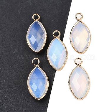 Golden Horse Eye Opalite Pendants