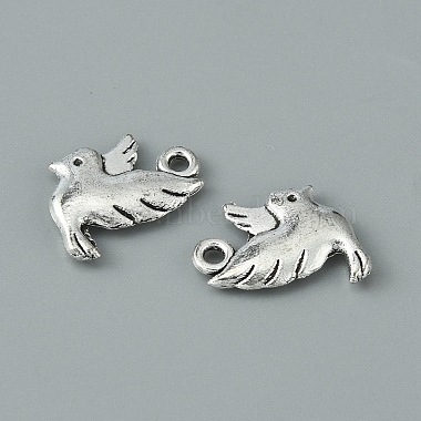 Antique Silver Bird Alloy Pendants