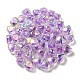 UV Plating Rainbow Iridescent Acrylic Beads(OACR-F004-05F)-3