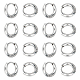 Unisex 304 Stainless Steel Hoop Earrings(STAS-UN0002-60P-06)-1