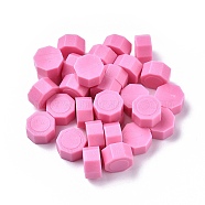 Sealing Wax Particles, for Retro Seal Stamp, Octagon, Pearl Pink, 9mm, about 1500pcs/500g(DIY-E033-A15)