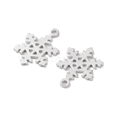 Rhodium Plated 925 Sterling Silver Charms(STER-C003-19P)-2