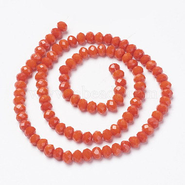Opaque Solid Color Glass Beads Strands(EGLA-A034-P8mm-D03)-2