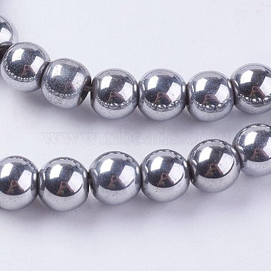 Synthetic Magnetic Hematite Beads Strands(G-H1097-1)-3