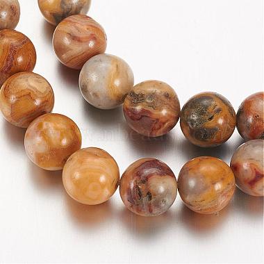 Natural Crazy Agate Round Bead Strands(G-M272-03-8mm)-3