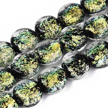 Handmade Foil Glass Beads Strands(FOIL-Q002-03C)-1